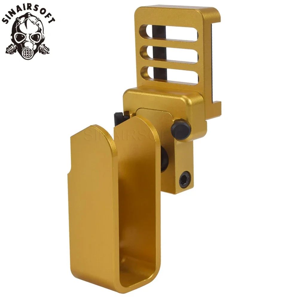 SINAIRSOFT-funda de aluminio para mano izquierda o derecha, bloque de inserción para Glock 1911 CZ, cinturón táctico de caza IPSC USPSA IDPA S-2