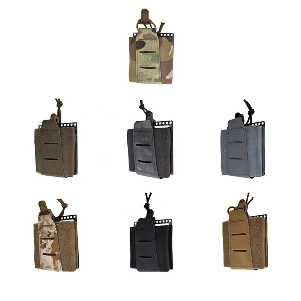 Proceso de corte láser cintura táctica Molle 556 bolsa de herramientas individual Kit multiherramienta placa compuesta - imagen 3