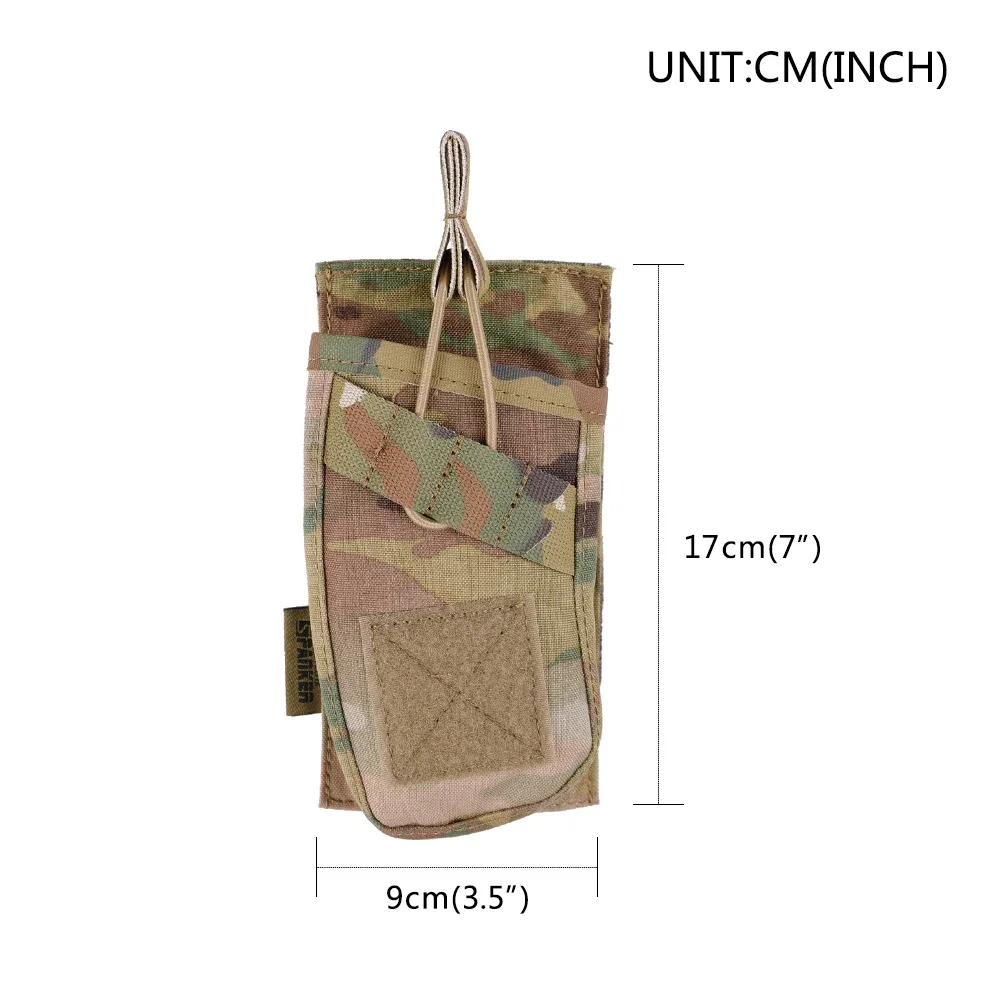 Bolsa táctica individual para revistas AK AR M4 AR15, bolsa para Rifle Mag, caza, tiro, Airsoft, Paintball, bolsas para revistas, bolsas abiertas - imagen 2