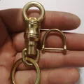 BRASS-KEY RING-L