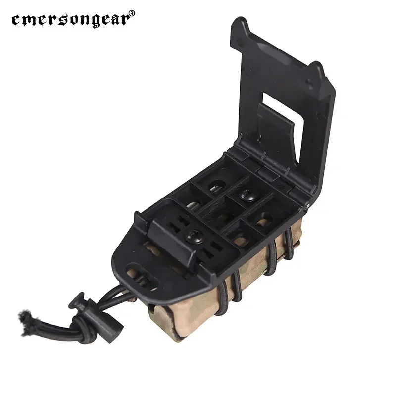 Emersongear-bolsas para revistas de 9mm, Clip para cinturón, bolsa Molle de plástico, Softshell, estilo código G, pistola de escorpión, portador individual Mag - imagen 5