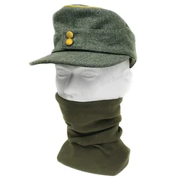 Gorra militar M43 alemana de montaña camuflaje lana-algodón