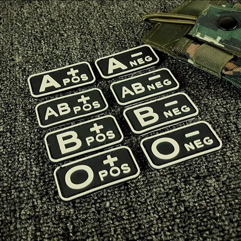 Insignia táctica médica de PVC, luz nocturna, parches de gancho y bucle sangrientos, insignia de moral, parche para sombrero, parches DIY para exteriores - imagen 3