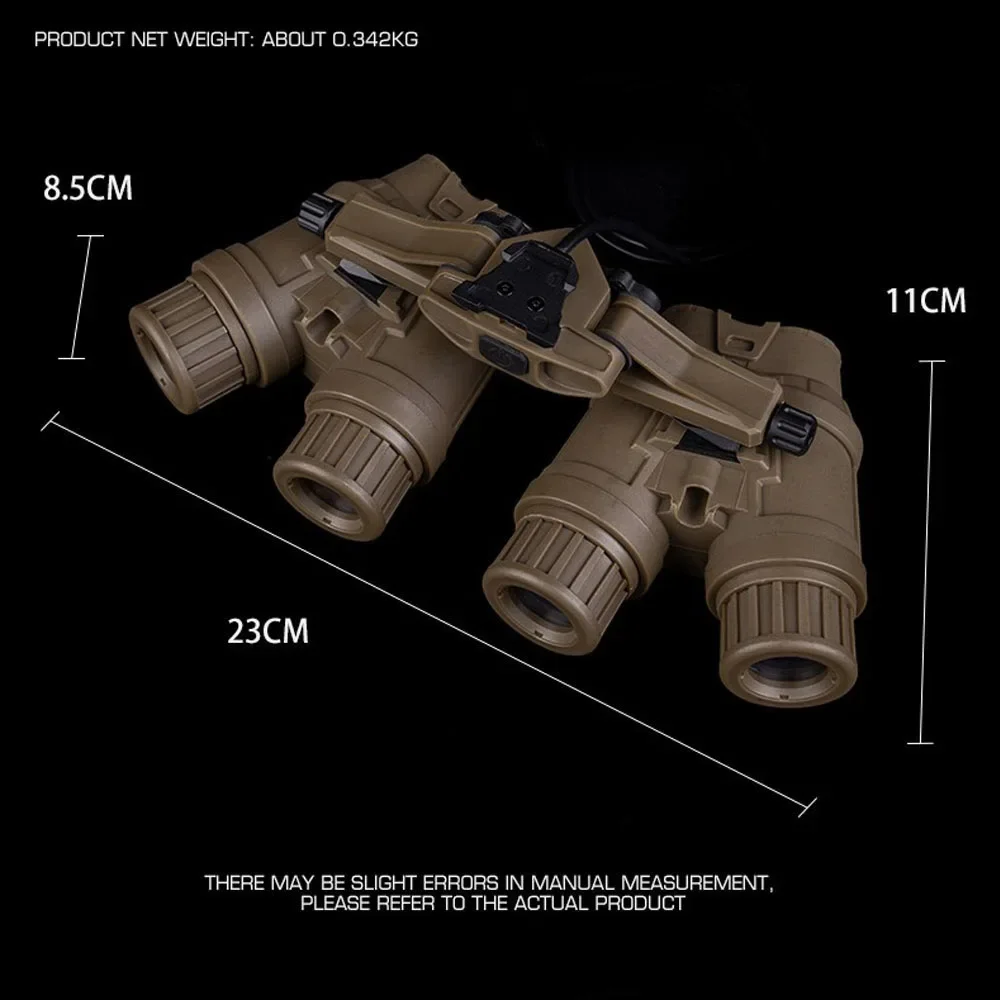 GPNVG 18 Visión nocturna simulada – Binoculares abatibles Airsoft - imagen 3