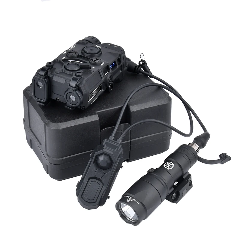 Caza OGL NGAL rojo verde azul Surefir M300 M600 Airsoft Scout Light AXON interruptor Dual Fit Mlok Keymod riel de 20mm - imagen 5