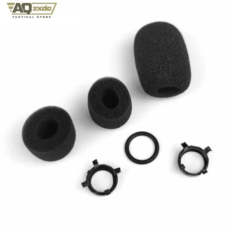 AQzxdc COMTAC III C3 C2 captación de sonido y reducción de ruido auriculares tácticos micrófono esponja accesorios de repuesto - imagen 3