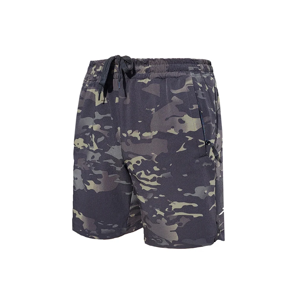Pantalones cortos tácticos camuflaje transpirables con cintura elástica - imagen 4