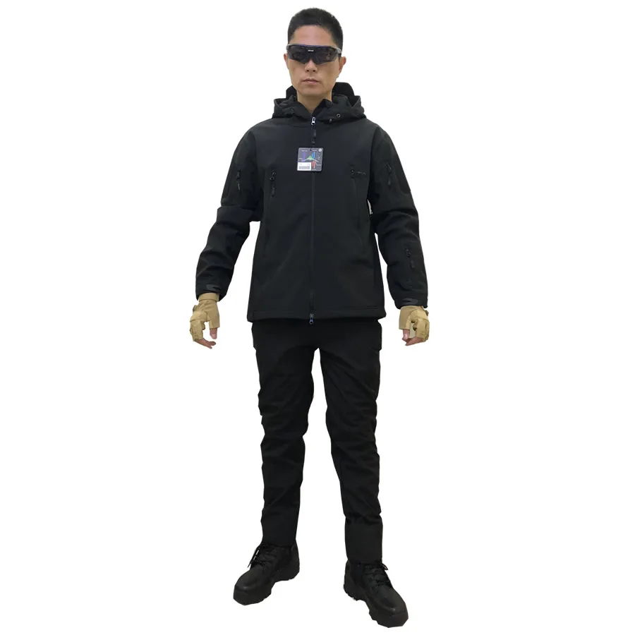 Gabardina de camuflaje transpirable impermeable, traje de carcasa dura suave, abrigo cálido resistente al desgaste, Tad, nuevo - imagen 3