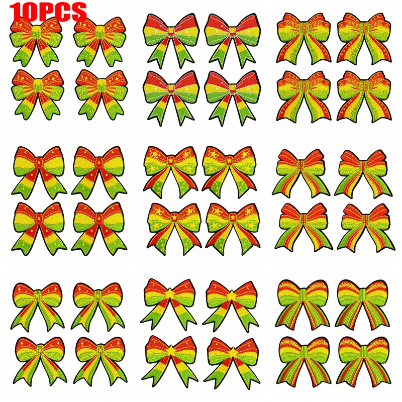Parche termoadhesivo bordado pajarita para ropa y complementos