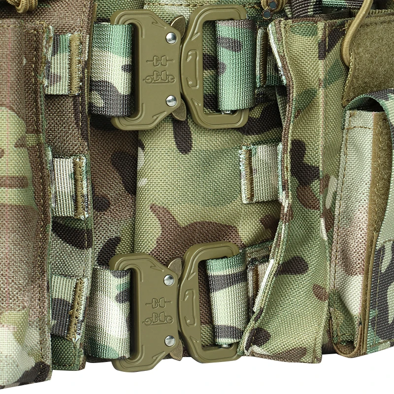 Artex Chaleco Tactico portador de placa camuflaje 1000D Oxford Chaleco de seguridad táctico de liberación rápida hombres - imagen 5