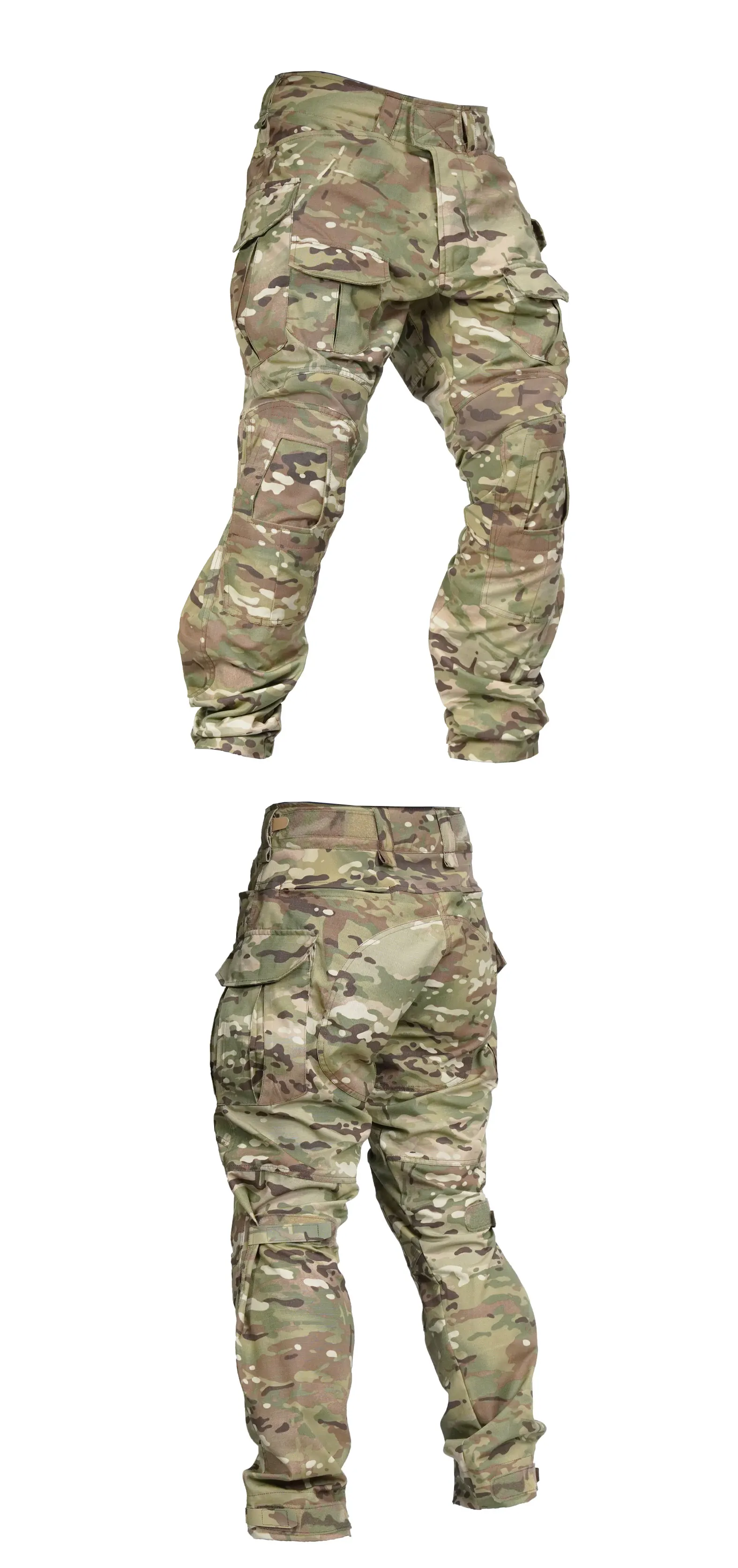 Pantalones de combate para hombre, pantalones deportivos de carga tácticos, camuflaje para acampar, senderismo, caza, ropa para acampar, deportes al aire libre - imagen 5
