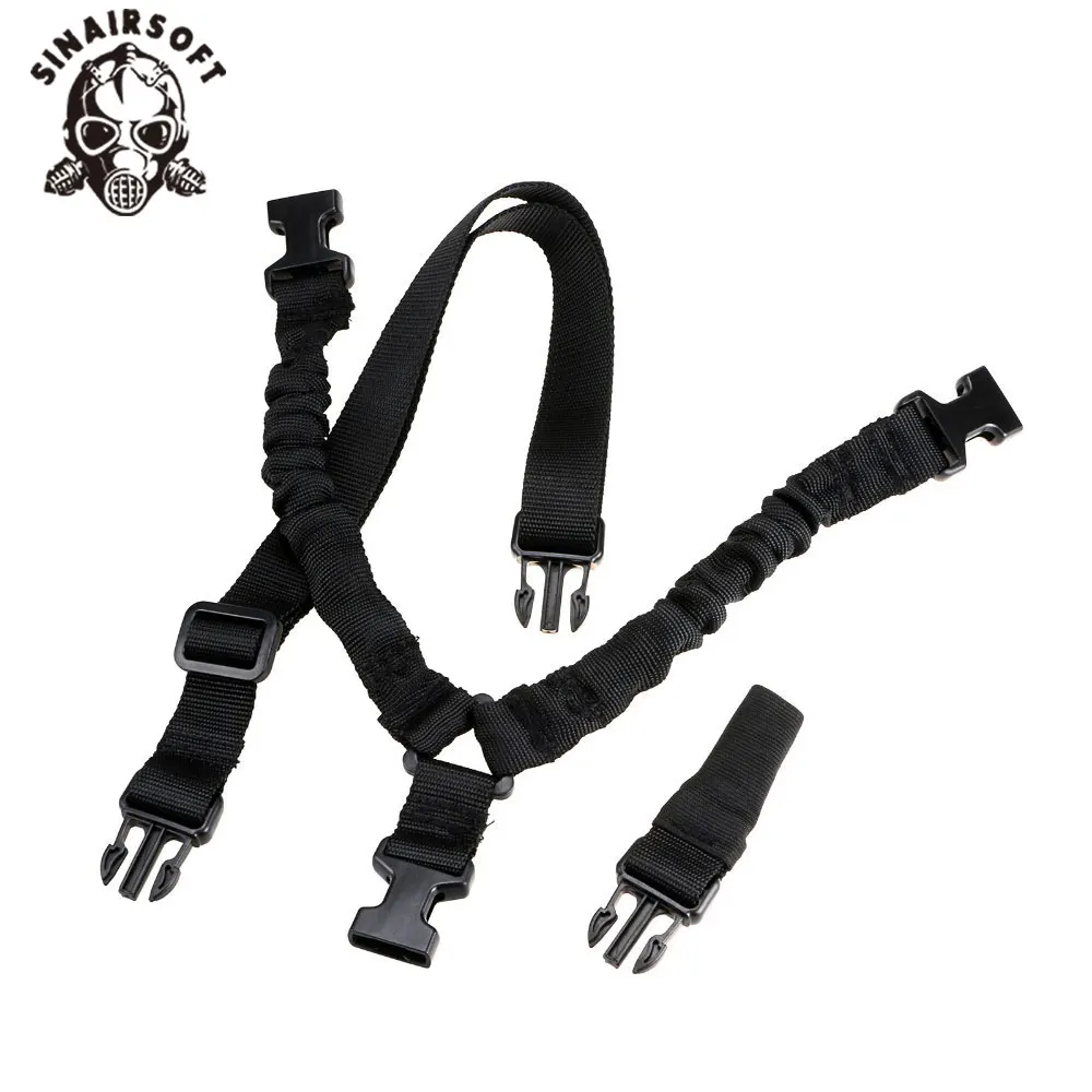 SINAIRSOFT-bandeja de hombro táctica ajustable con hebilla de Metal, cuerda elástica para bolso, cámara, equipo de caza al aire libre - imagen 5