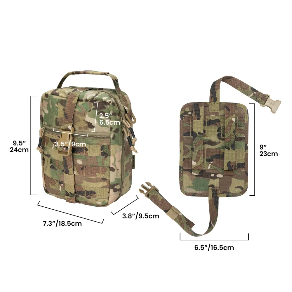 Bolsa SPANKER EDC Molle, bolso táctico, botiquín de primeros auxilios, bolsa de herramientas para exteriores, riñonera, bolsas de utilidad de caza - imagen 2