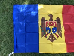 Bandera nacional Moldavia colgante polyester SKY – Eventos
