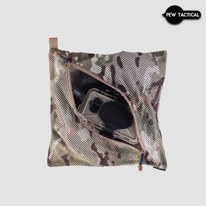 Pew Bolsa de almacenamiento táctica de malla para Airsoft y viaje - imagen 3