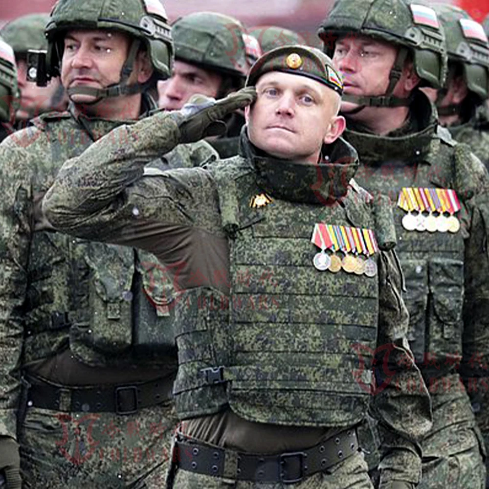 Chaleco pesado táctico ruso GEN4 6B45 chaleco de entrenamiento de caza al aire libre para hombre pequeño verde - imagen 5