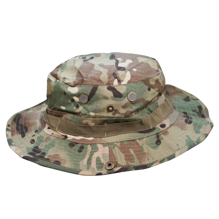 Sombrero boonie de ala corta táctico manchado alemán, sombrero de ala redonda de combate, visera de Montañismo al aire libre EMR/A-TACS/MCAD/AOR1 - imagen 4