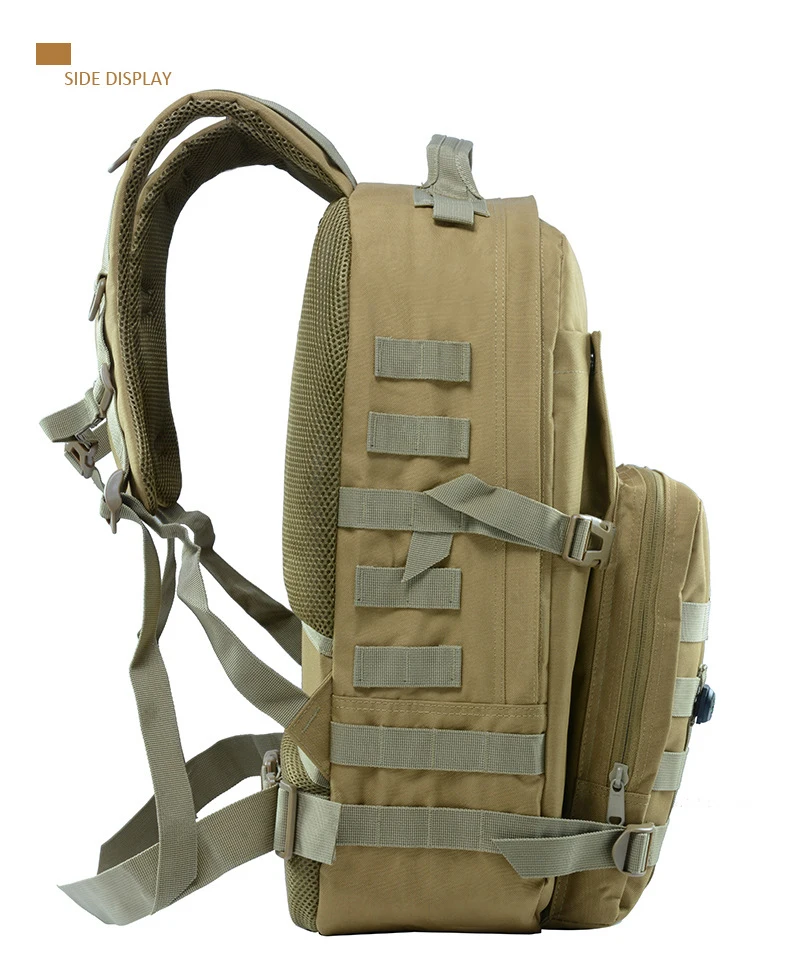 Nueva mochila deportiva para senderismo para hombre al aire libre de 40L, mochila de viaje de entrenamiento táctico militar, bolsa militar impermeable y resistente al desgaste - imagen 4