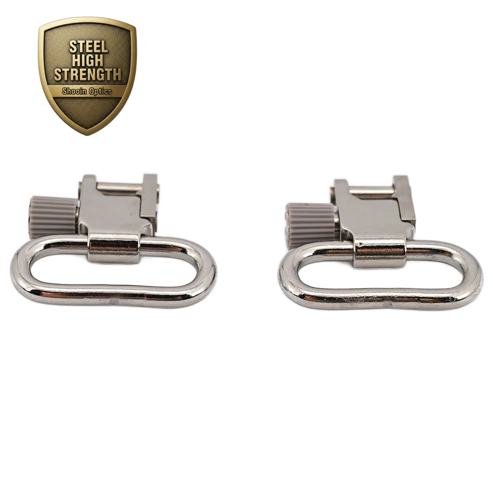 Eslinga giratoria para pistola Sparta para correa de hombro de 1 pulgada Níquel/2 piezas - imagen 4