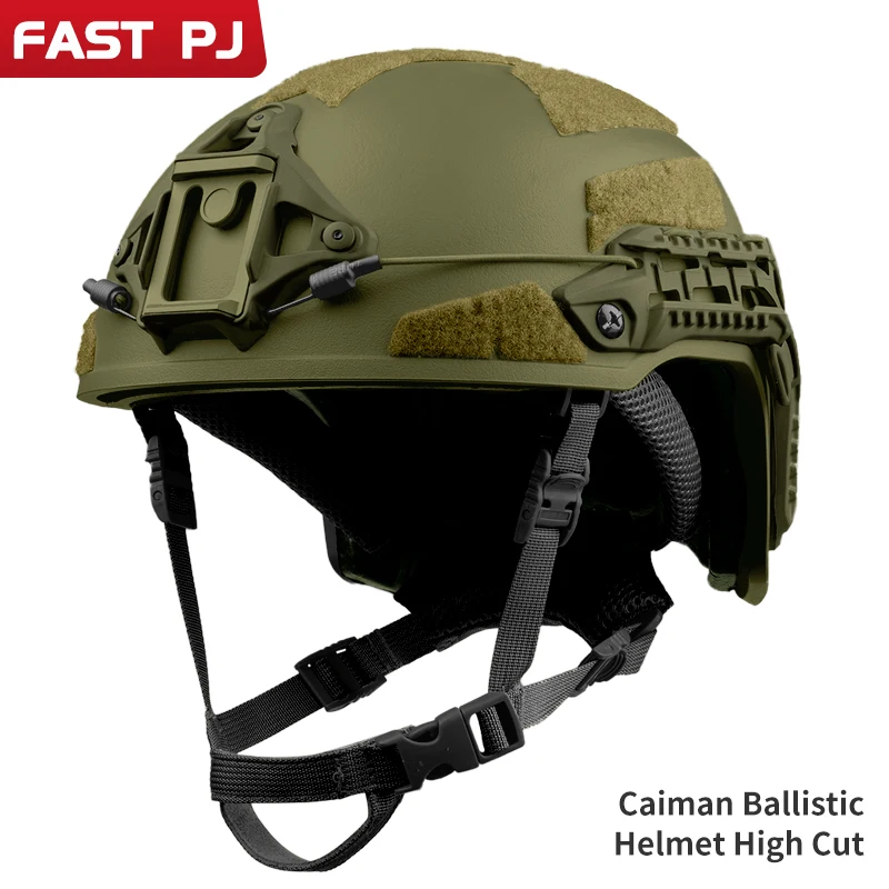 Casco táctico Caiman ABS casco de protección antidisturbios casco Ruiwei Xun FLUX casco de juego de Paintball de corte alto - imagen 3