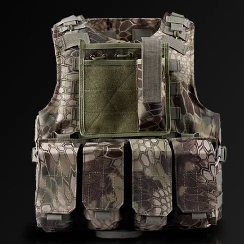 Chaleco de equipo de protección de tiro CS para niños al aire libre, caza, entrenamiento de combate, Camping, caza, chaleco táctico multifunción - imagen 3