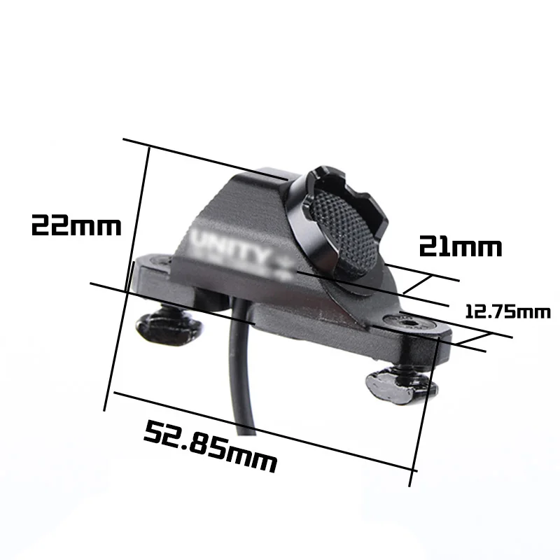 Interruptor remoto de presión de botón táctico de Metal, enchufe láser de grúa Surefir M300, M600, DBAL-A2, PEQ15, montaje de riel Picatinny Airsoft - imagen 4