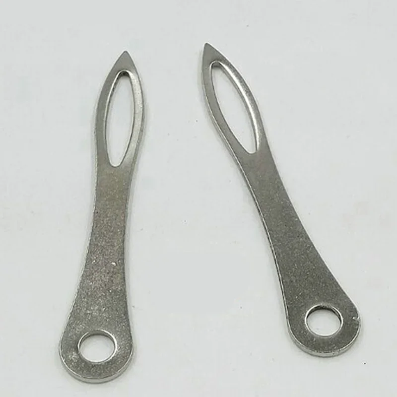 Tirachinas de acero inoxidable, banda de goma, inserto atado, Asistente de ayuda, herramientas de caza, Catapulta de tiro, aguja de roscado, accesorios - imagen 5