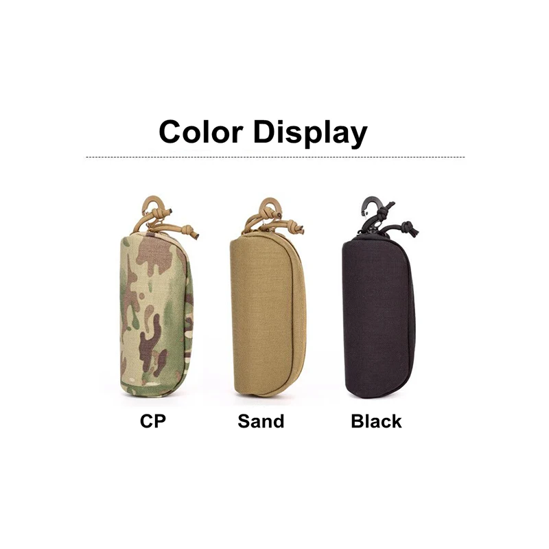 Estuche táctico MOLLE para gafas portátil tipo cinturón senderismo - imagen 2