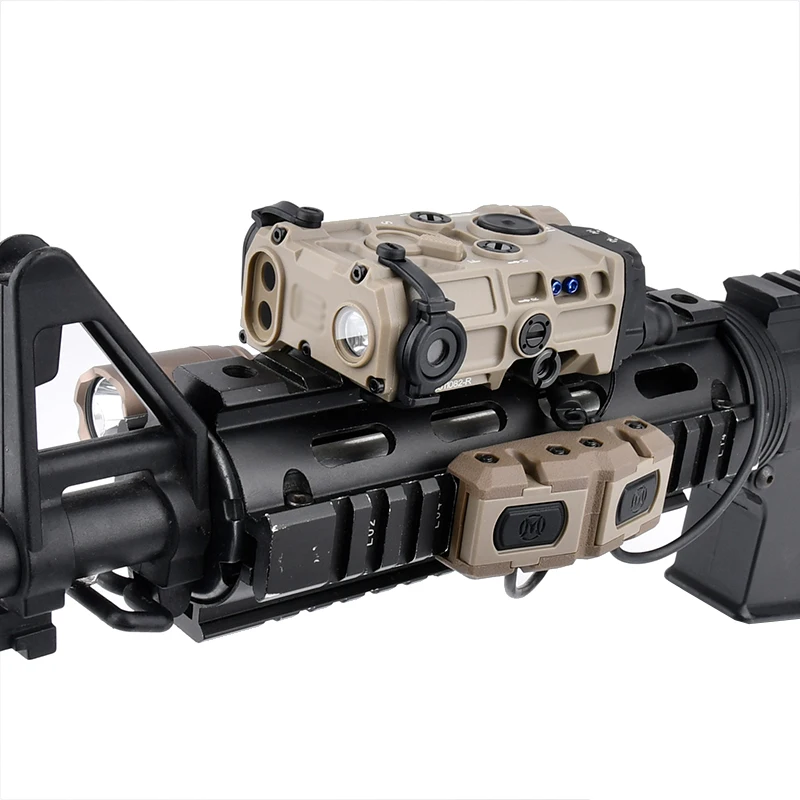 WADSN táctico OGL punto rojo verde azul IR láser SF M300A M600C linterna luz LED estroboscópica y interruptor remoto Dual AXON para caza - imagen 5