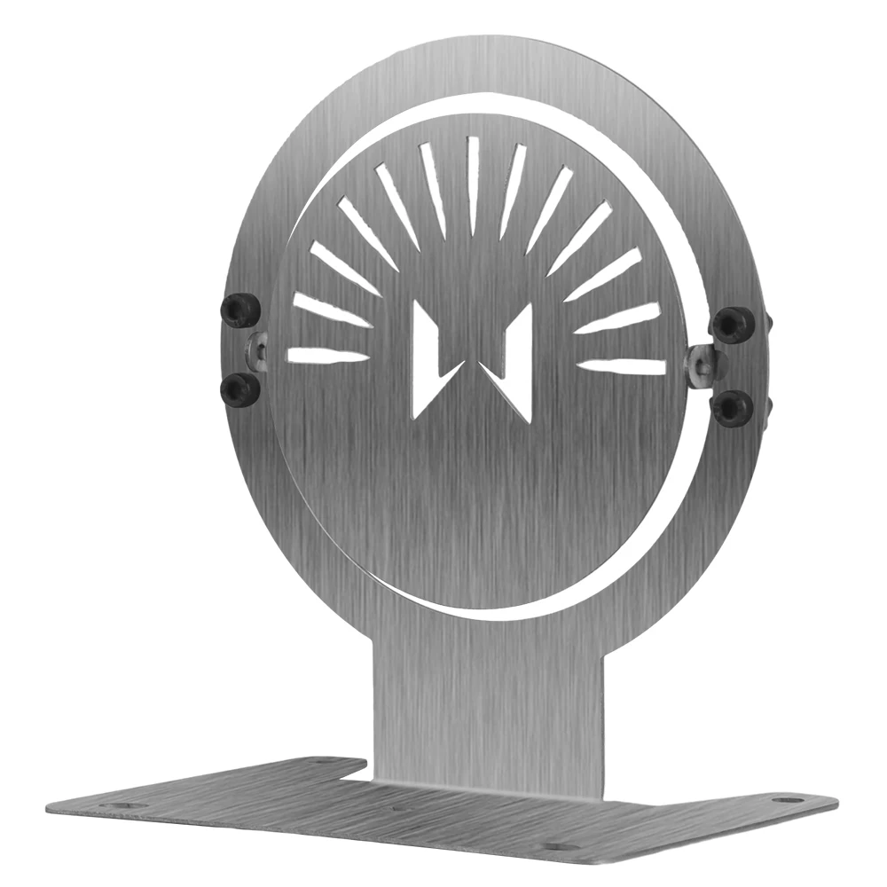 Objetivo giratorio de metal de acero inoxidable, fuerte resistencia al impacto, sonido llamativo y crujiente, base guía de entrenamiento táctico para alcance - imagen 3