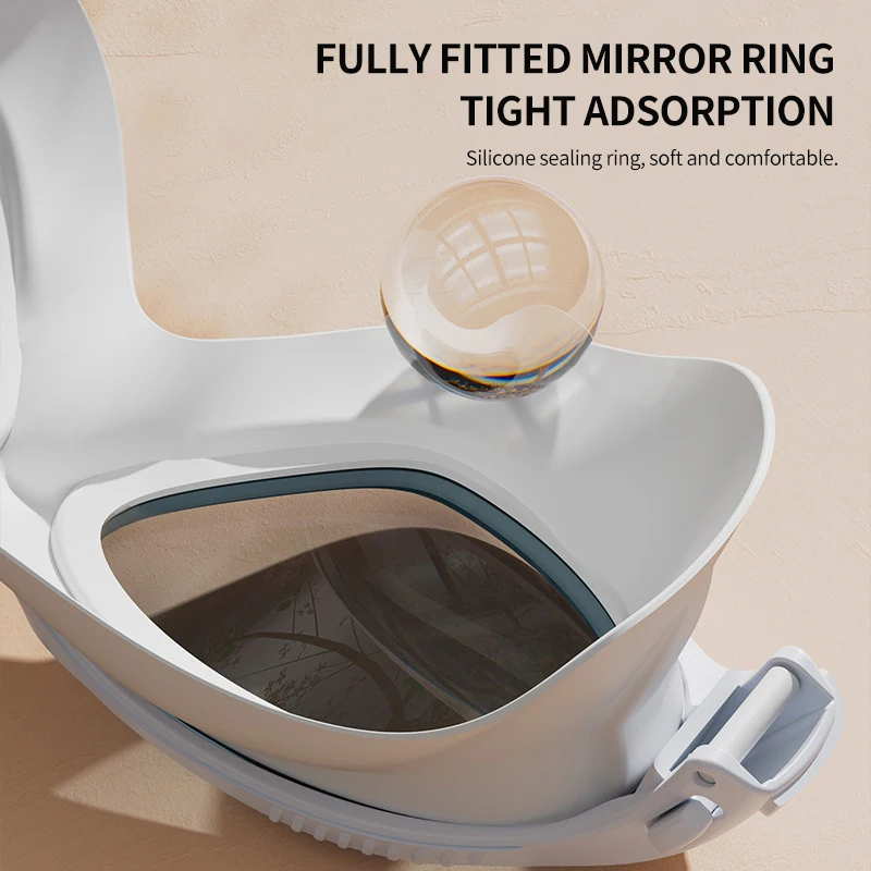 Nuevas gafas de natación profesionales de moda para adultos, protección UV antiniebla, gafas de natación ajustables de silicona + juegos de gorros de natación - imagen 3