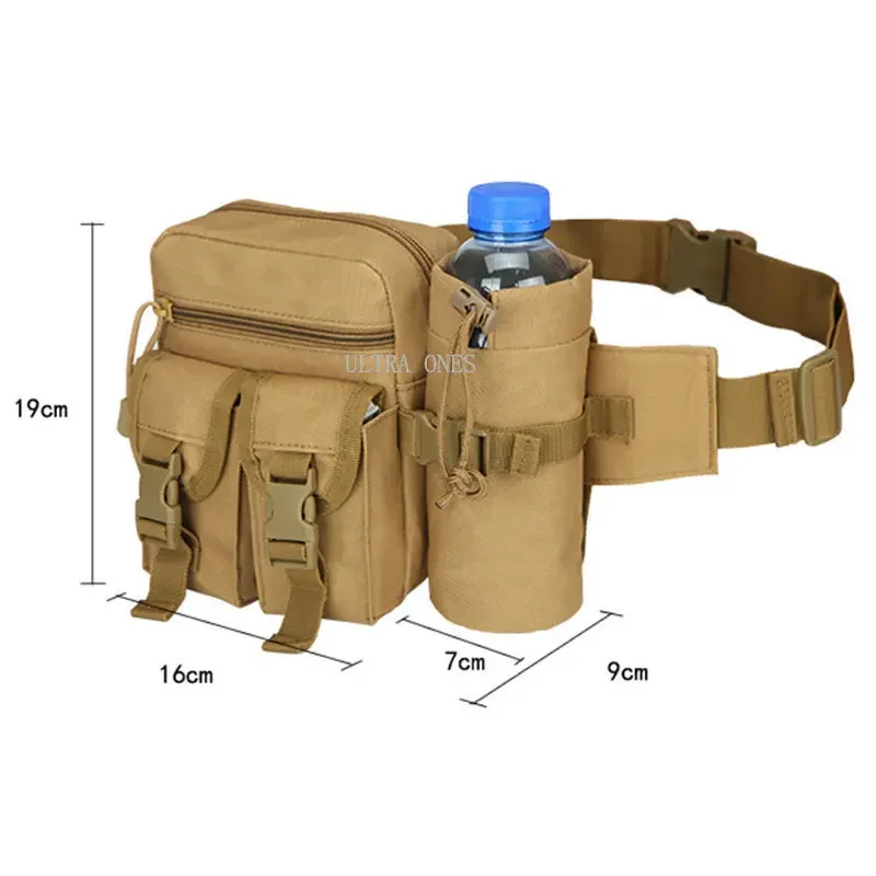 Riñonera táctica para entrenamiento al aire libre, bolsa Molle desmontable de gran capacidad para caza, Camping, correr, senderismo y Trekking - imagen 3