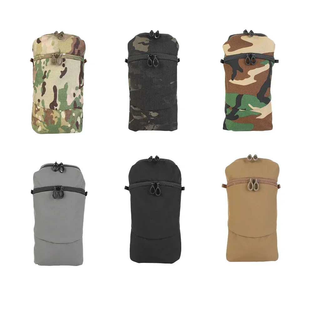 Pharaoh Style Gp Vertical 12X5 Bolsa para artículos diversos Chaleco Molle Panel trasero Accesorio Bolsa de gran tamaño