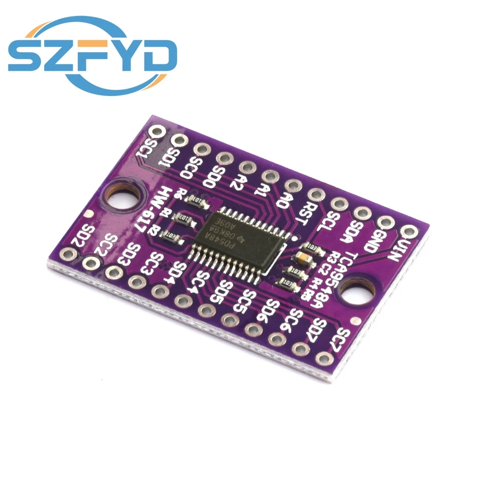 TCA9548A 1 a 8 I2C Placa de expansión multicanal de 8 vías Placa de desarrollo de módulo IIC - imagen 4