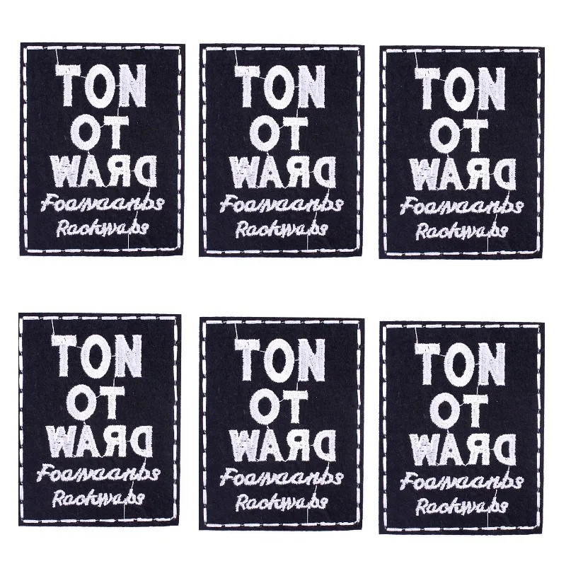 Parches bordados Punk Hippie para ropa, parches térmicos para planchar, apliques para el sol, 10 unidades por lote - imagen 4