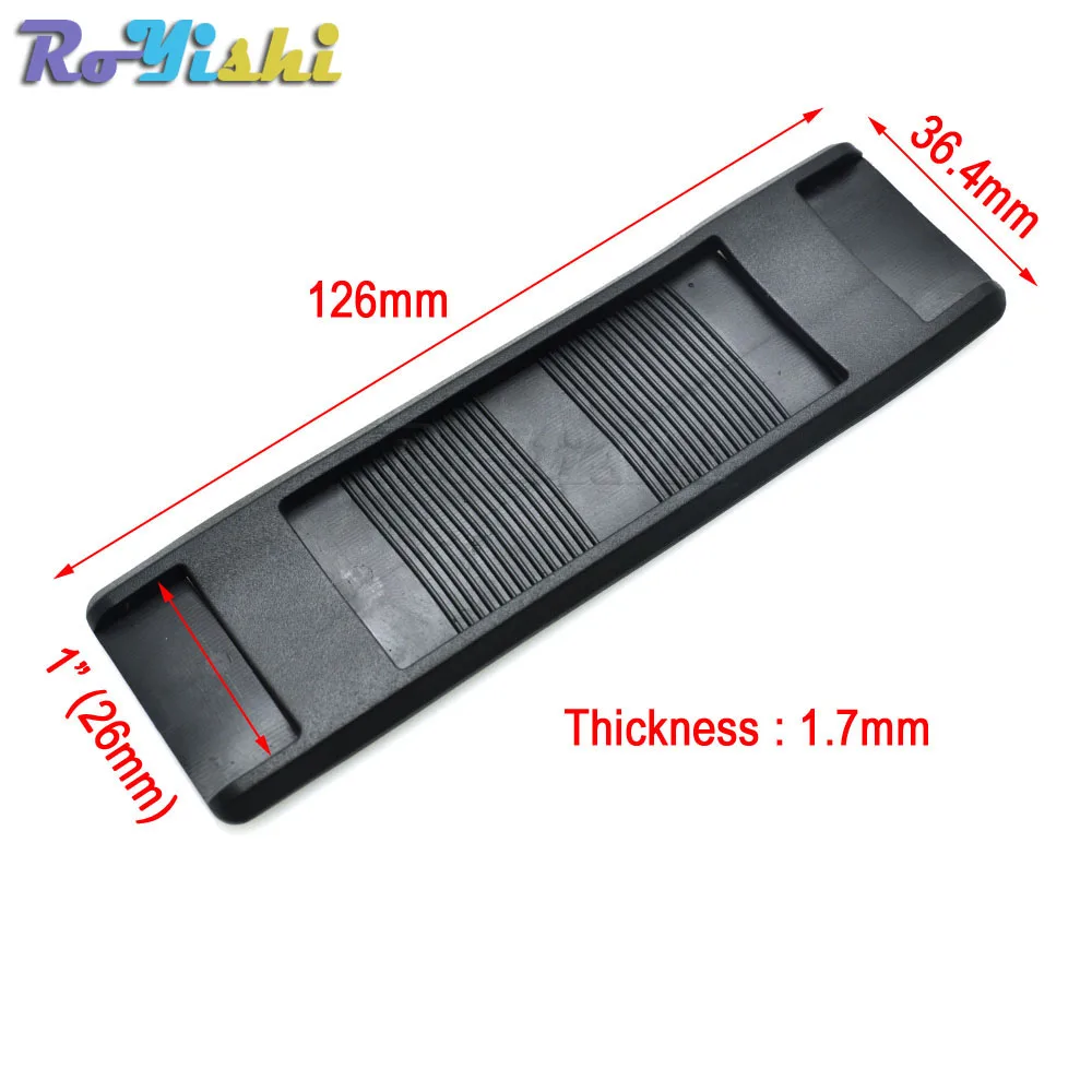 1 Uds. Almohadilla antideslizante para correa de hombro de 1 "(26mm), almohadilla de goma de calidad militar para correas de mochila - imagen 2
