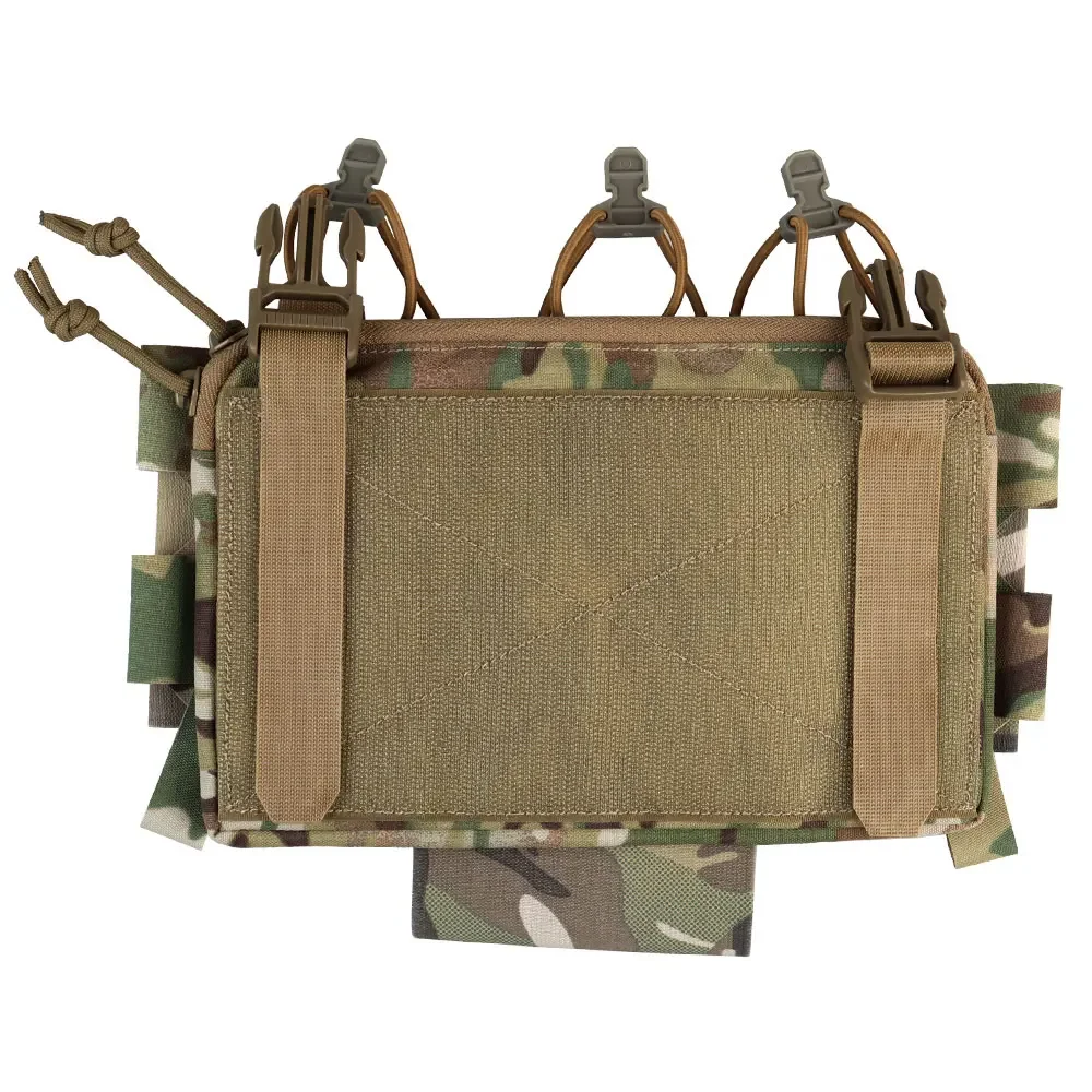 Bolsa táctica Triple 5,56, Panel frontal con soporte de torniquete, bolsa magnética, accesorios ajustables para chaleco de caza - imagen 4