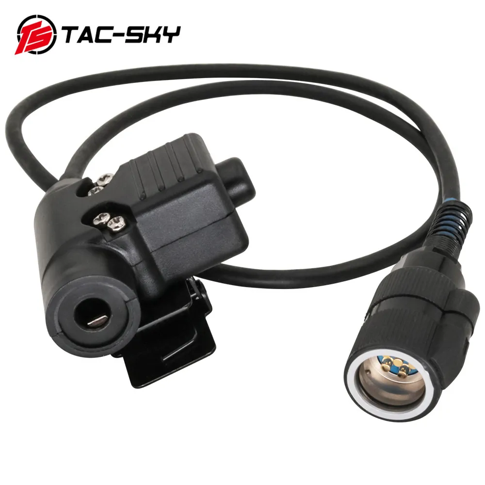 Adaptador PTT táctico para walkie AN/PRC-152 y auriculares Airsoft - imagen 3