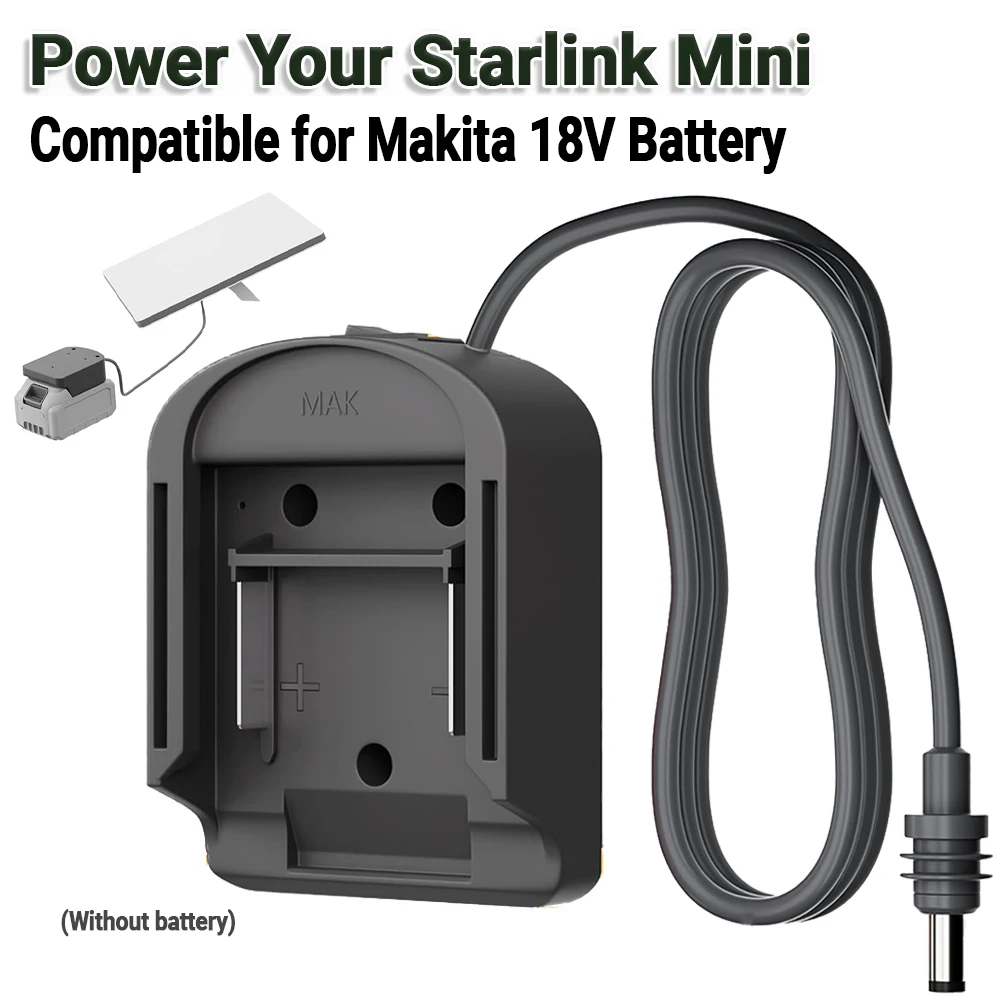 Starlink Mini adaptador de batería CC para Makita con interruptor