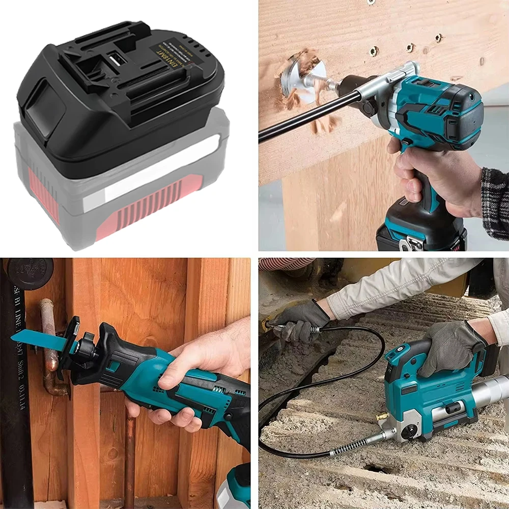 Adaptador para conversión de batería de iones de litio Einhell de 18 V a Makita de 18 V para herramientas eléctricas inalámbricas de batería Makita de 18 V (solo adaptador) - imagen 3