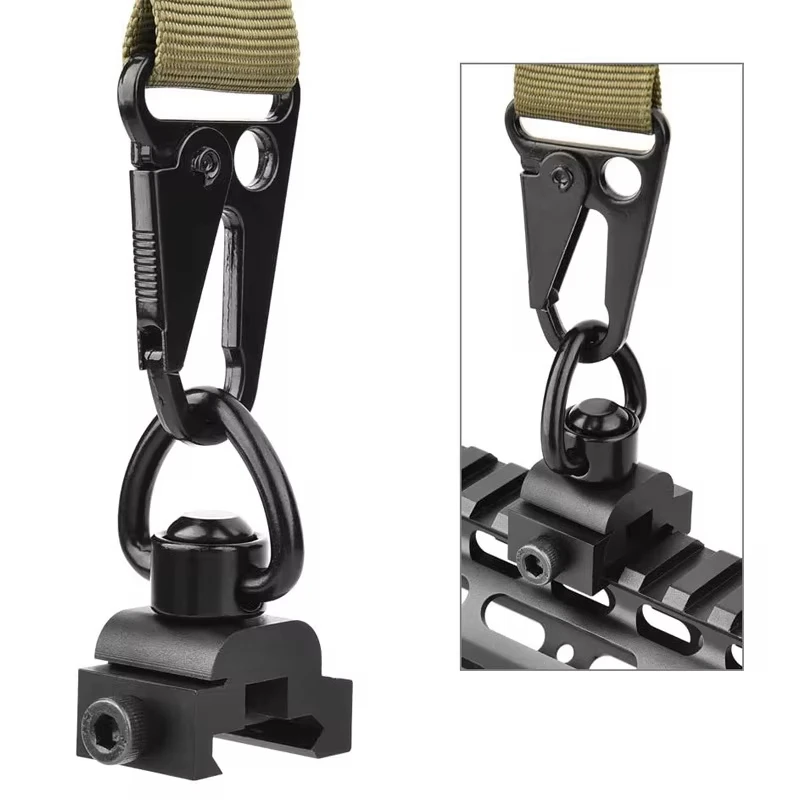Correa táctica DIZETION liberación rápida QD ajustable para pistola - imagen 4
