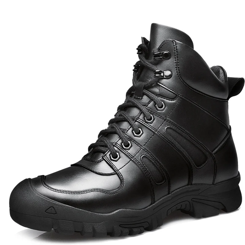 Botas Tácticas de Combate Piel Desierto – Alta Resistencia Militar - imagen 5