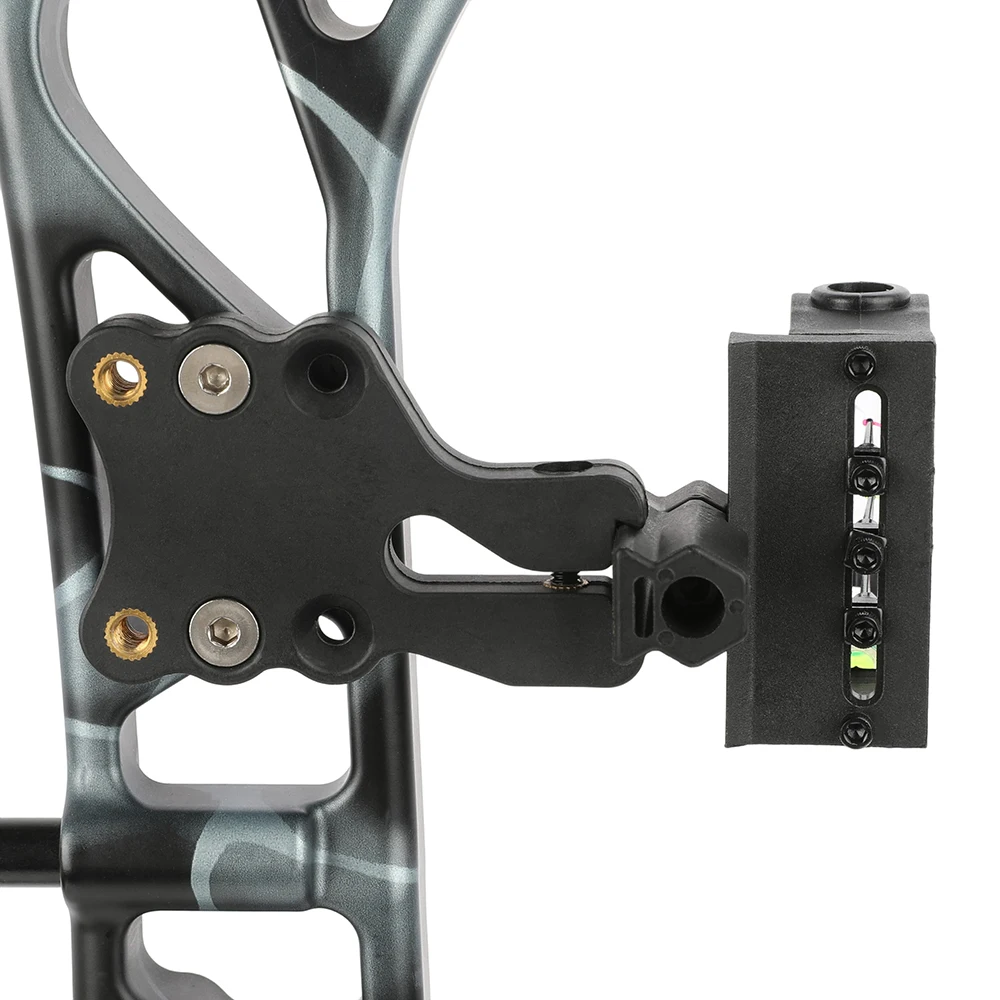 Mira de arco de 3 pines, arco compuesto de aleación de aluminio, mira de tiro con arco, mano derecha, entrenamiento de práctica de objetivo, fácil instalación - imagen 5