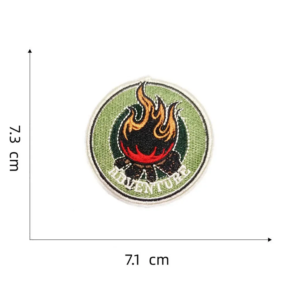 Parches bordados para planchar en las montañas de los osos polares, parche para ropa al aire libre, ideal para acampar y viajar - imagen 3