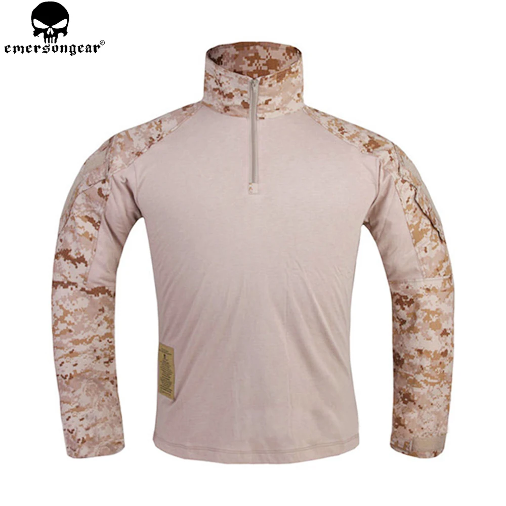 EMERSONGEAR-uniforme de combate G3 para caza, camisa de camuflaje múltiple, pantalones tácticos con rodilleras, desierto AOR1, nuevo - imagen 4