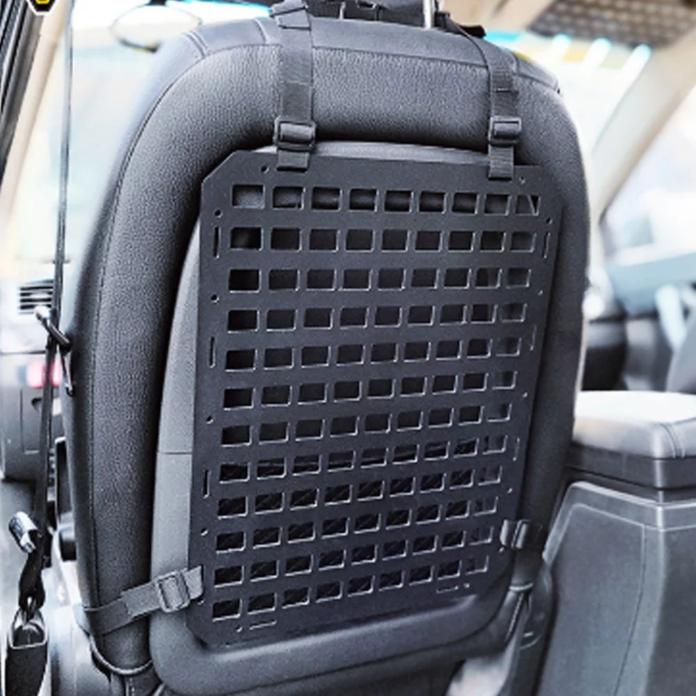 Molle-organizador de plástico ABS para asiento trasero de coche, colgador de herramientas de asiento de vehículo para equipo de caza y Airsoft - imagen 5