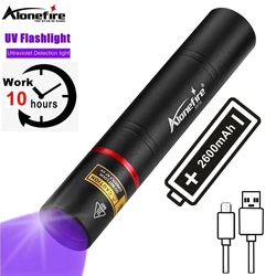 Linterna UV luz negra detector orina y hongos para inspección