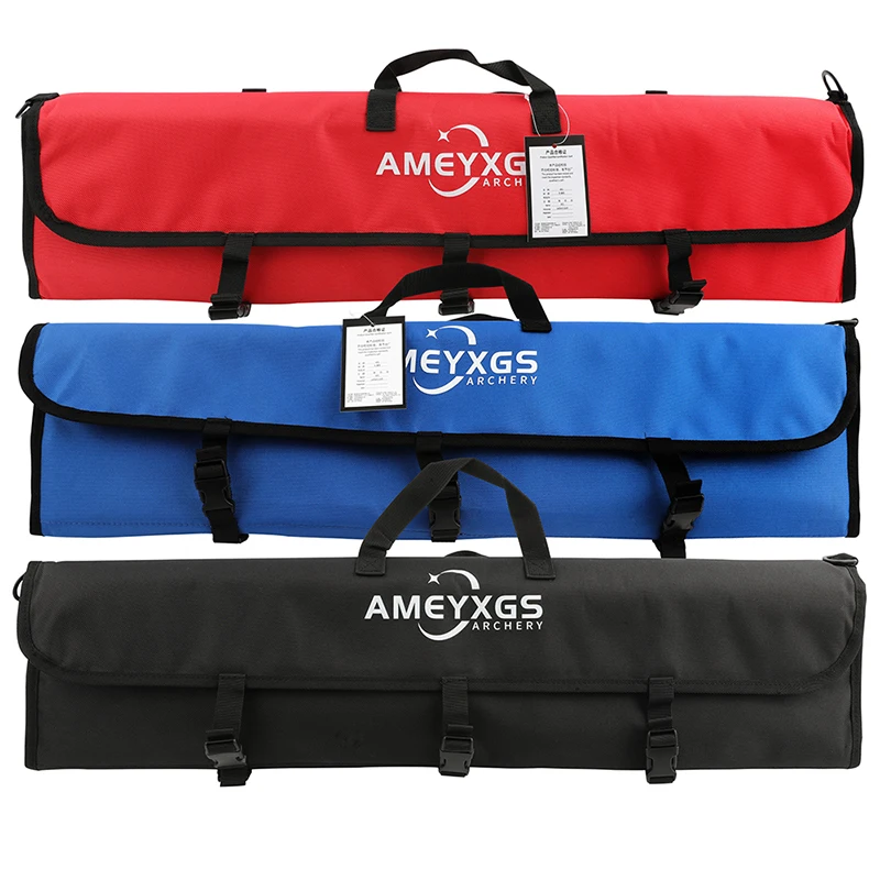Bolsa de arco recurvo de lona, bolsa de almacenamiento de accesorios de caza, Plegable, portátil, con asa de hombro - imagen 2