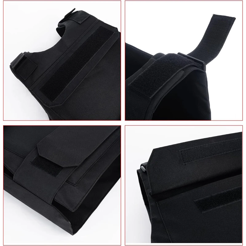 Chaleco Táctico Militar LQARMY Negro - MOLLE Ripstop - imagen 4