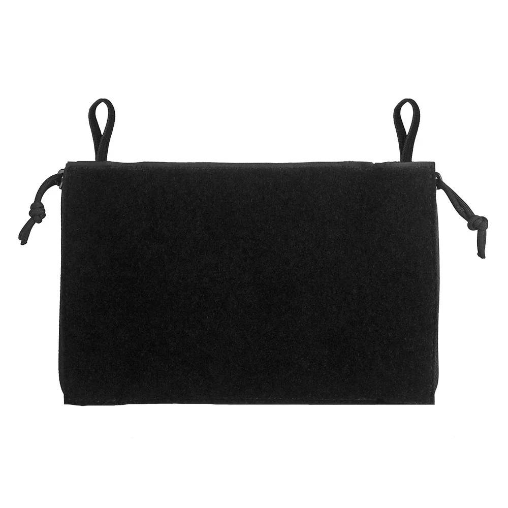 Bolsa de almacenamiento expandible integrada para plataforma de pecho táctica, bucles de correas interiores con cremallera de doble apertura, accesorio de caza combinado a juego - imagen 3